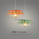 GobekUsa Bauhaus PH UFO Pendant Acrylic Chandelier with LED Lights