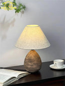 GobekUsa Ceramic Jar LED Table Lamp for Zen Art Decor in Living Room