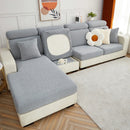 GobekUsa Jacquard L Sofa Seat Cover Protector: Stretchable, Washable, Thick Slipcovers