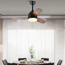 GobekUsa 42" Wood Blades Ceiling Fans Light with AC Motor, Remote Control