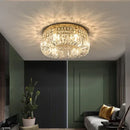GobekUsa Crystal Gold LED Ring Ceiling Light - Modern Luxury Home Lighting