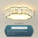GobekUsa Crystal Zen Ceiling Light for Living Room, Bedroom, and Dining Room