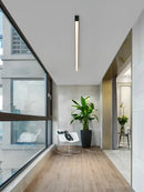 GobekUsa Black Linear LED Ceiling Lamp for Living Room, Aisle, Dining Room