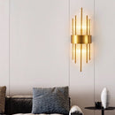 GobekUsa Gold Crystal Wall Lights: Modern LED Sconce for Bedroom, Living Room & Bathroom