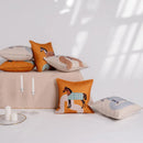 GobekUsa 45x45 Square Throw Pillowcase - Luxury Fashion for Living Room and Sofa Decor