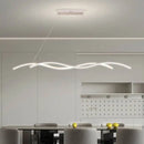 Modern Black and White Metal LED Pendant Light