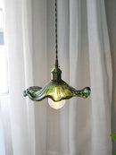 GobekUsa Lotus Leaf Pendant Lights: Modern Nordic Glass Pendant Lamp for Bedroom, Dining Room, Kitchen