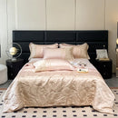 GobekUsa Ice Silk Summer Quilt - High-End Cooling Blanket for Single Double Bed