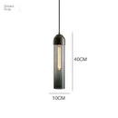 GobekUsa LED Green Glass Pendant Lamp for Kitchen Bar Decor - Hanging Chandeliers Lighting