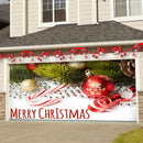GobekUsa Christmas Backdrop Cloth for Festive Garage Door Decor & Party Venue Scene