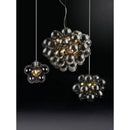 GobekUsa Crystal Grape Chandelier: Elegant Pendant Lighting for Living Room Dining Room Bedroom