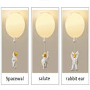 GobekUsa Astronaut Space Ball Ceiling Lamp for Kids Room or Corridor