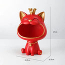 GobekUsa Lucky Cat Sculpture: Modern Table Decoration & Storage Box Ornament