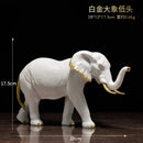 GobekUsa Elephant Resin Sculpture Ornaments for Modern Living Room Decor