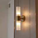 GobekUsa Crystal LED Wall Lamp for Bedroom Living Room Indoor Lighting