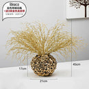 GobekUsa Elegant Gold Ceramic Rose Vase for Modern Home Decor & Wedding Centerpieces