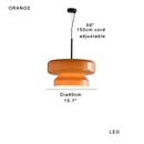 GobekUsa Large Glass Pendant Light Dining Table Kitchen Island Lamp