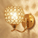 GobekUsa Crystal Wall Sconce - Elegant Bedroom Wall Light for Home Lighting