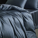 GobekUsa Eucalyptus Fiber Dark Gray Bedding Set: Soft, Silky Duvet Cover, Bed Sheet, Pillowcases