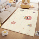 GobekUsa Cartoon Ball Print Cozy Carpet: Anti-Slip, Stain-Resistant Bedside Rug