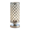 GobekUsa Crystal Touch Bedside Lamp Dimmable USB Charging Eye-Protection Design