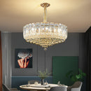 GobekUsa Crystal Light Chandelier: Modern Elegance for Living Room, Bedroom, Dining Room