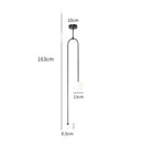 GobekUsa Double Head Glass Ball Pendant Lights for Hotel Bedroom and Bathroom