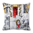 GobekUsa Christmas Short Plush Pillowcase 45x45cm Home Decor