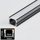 GobekUsa LED Aluminum Profile Recessed U/YW-Shape Hidden Channel Milky Cover Bar Strip Light