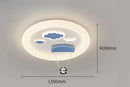 GobekUsa Kids Room LED Ceiling Chandelier, Cute & Modern Bedroom Light Fixture