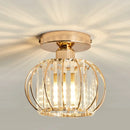 GobekUsa Crystal Ceiling Light Fixture E26 E27 Modern Glod Black Chandelier