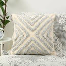 GobekUsa Bohemian Chenille Pillowcase Geometric Pattern Tufted Tassel Sofa Cushions