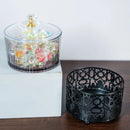 GobekUsa Eid Mubarak Metal Fruit Snack Tray: Castle Tea Tray with Lid