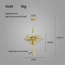 GobekUsa Iron Art Dinning Room Pendant Light in Black/Gold - Modern Nordic LED Fixture