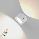 GobekUsa Double Head LED Wall Lamp Touch Control Remote, 360° Rotation, USB Rechargeable