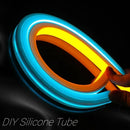 GobekUsa Black Silicone Tube LED Neon Light for Outdoor Flexible Strip Lights