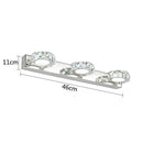 GobekUsa LED Mirror Light: Crystal Round Wall Lamps for Bathroom and Vanity