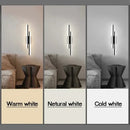 GobekUsa Black 12W LED Wall Sconce Lamp for Bedroom & Living Room