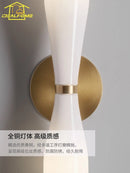 GobekUsa ETCETERA Copper Wall Lamp: Minimalist Luxury LED Indoor Lighting for Bedroom, Living Room