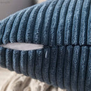 GobekUsa Corduroy Pillow Cover: Striped Cushion for Sofa Bed - Nordic Home Decor