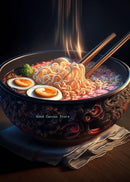 GobekUsa Japanese Food Neon Posters Canvas Painting for Home Kitchen Decor