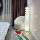 GobekUsa LED Gourd Sanding Floor Lamp: Nordic Design for Living Room, Bedroom & Shop