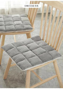 GobekUsa Corduroy Cushion: Plaid Thickened Office Chair, Dining Chair, Sofa Floor Cushion