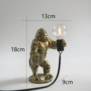 GobekUsa King Kong Resin Night Light: Customizable LED Table Lamp for Modern Living Spaces