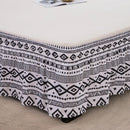 GobekUsa Elastic Band Diamond Lattice Ruffled Bed Skirt for Queen Size Mattress