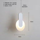 Modern Metal LED Pendant Light in Black or White