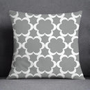 GobekUsa Geometric Floral Print Lumbar Pillow Case 45X45cm Sofa Cushion Cover