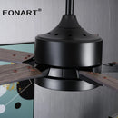 GobekUsa 76" LED Modern Indoor Ceiling Fan with Remote Control