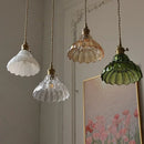 GobekUsa LED Wall Lights Modern Nordic Pull Chain Glass Bedroom Lamp