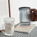 GobekUsa Glass Coffee Cup Set - Stylish Japanese Design, Perfect for Wedding Gifts